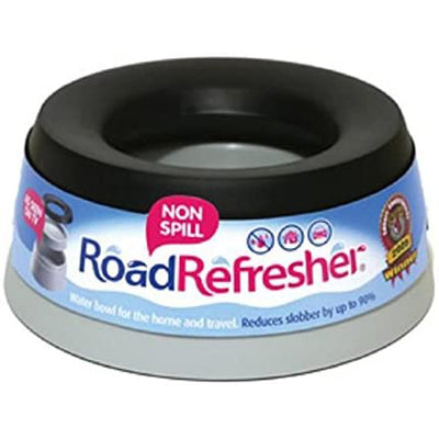 Road Refresher Non Spill Dog Water Bowl Grey