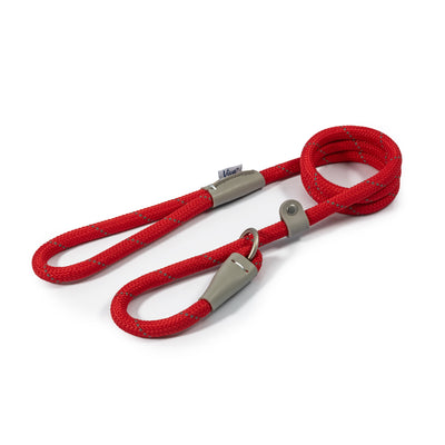 Ancol Rope Slip Lead Red