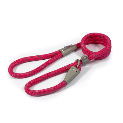 Ancol Rope Slip Lead Pink