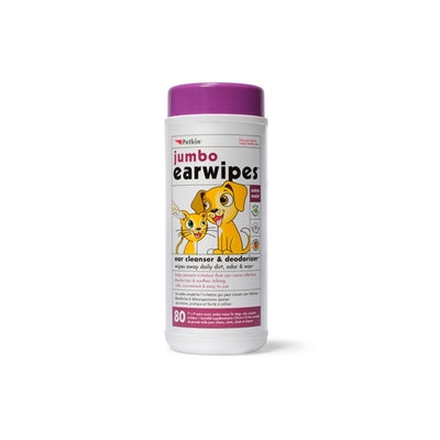 Petkin Jumbo Ear Wipes