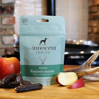 Innocent Hound Venison Sausage Dog Treats Front